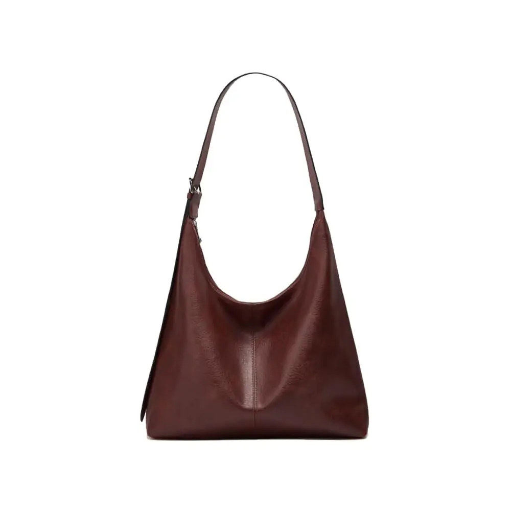 Women Large Hobo Bags Vegan Leather Shoulder Handbag Slouchy Tote Purses for Travel Shopping