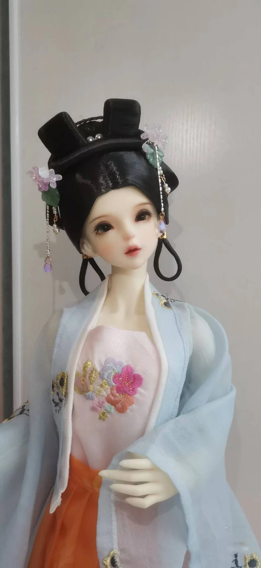 1/4 1/3 Schaal Oude Kostuum Bjd Fairy Pruik Pop Accessoires Hanfu Antieke Stijl Haar Retro Pruiken Voor Bjd/Sd msd SD13 Ssdf C1907