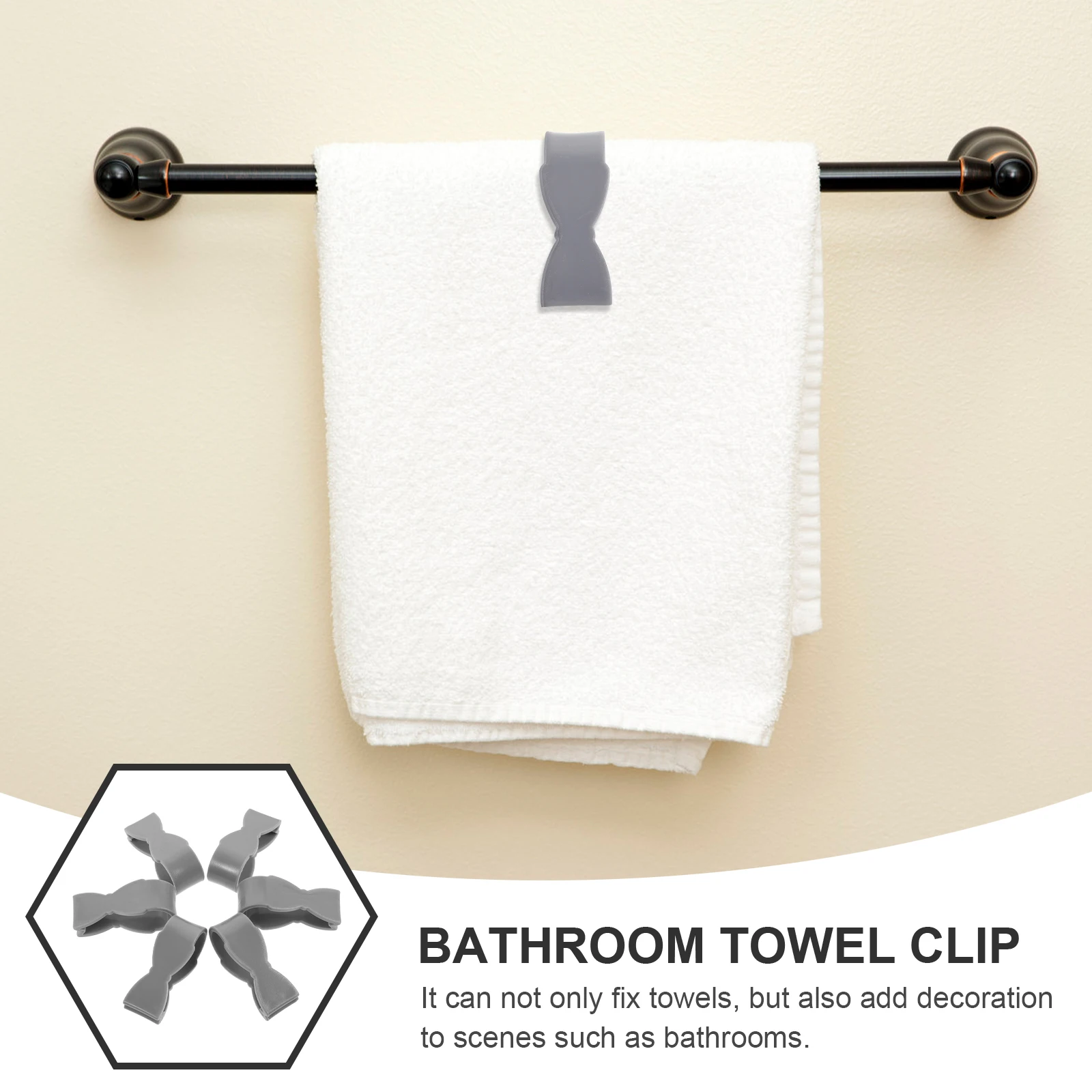 

6Pcs Plastic Clothes Pegs Windproof Quilt Clips Laundry Clips Towel Clamps Clothesline Pins Multipurpose Kitchen