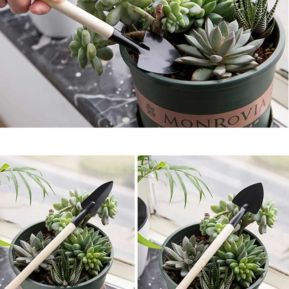 

Scoop Gardening Potting Tool Pot Plant Bonsai Tool Handle Rake Mini Garden Shovel Flower Shovel Garden Trowel Gardening Shovel