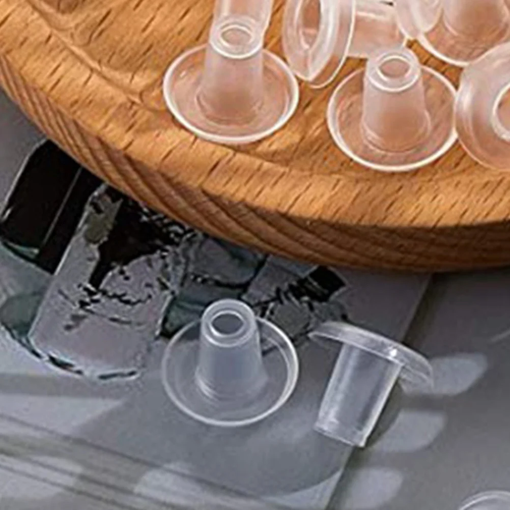 50 pezzi accessori per tende per finestre trasparenti tappi per pulsanti per scaletta con binario inferiore in plastica per ombra a rullo per ufficio domestico