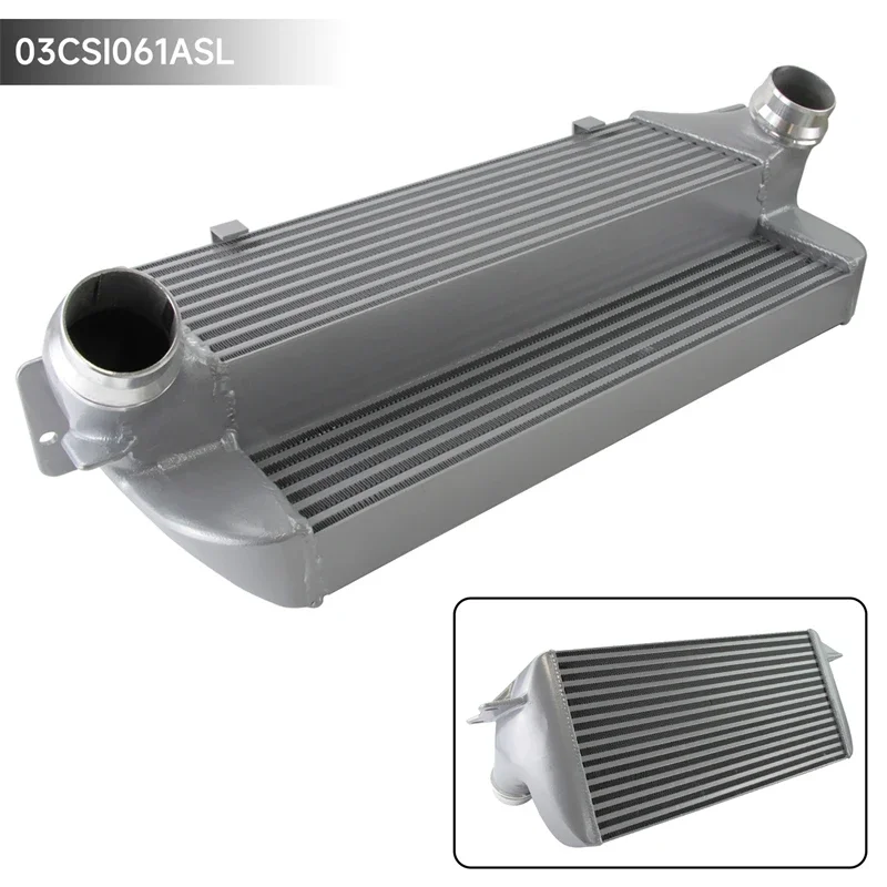 Fits For BMW F07/F10/F11 520i 528i Intercooler Tuning Competition 2010+ Black/Silver