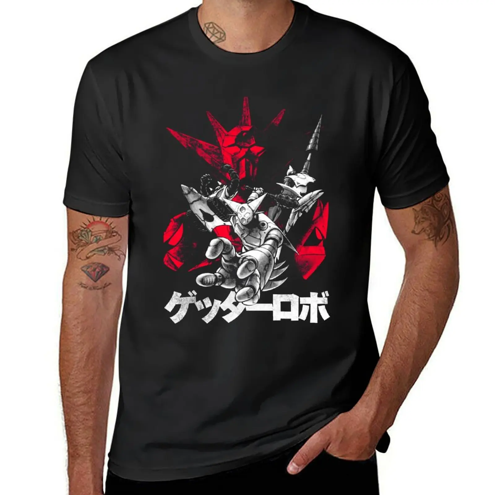 Getta Robo (dark) T-Shirt sweat quick-drying men clothing