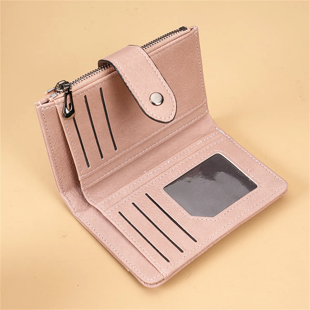 Women Men Purse Small Wallet Change Purses Zipper Coin Money Bags Children Mini Wallets PU Leather Card Holder Pouch
