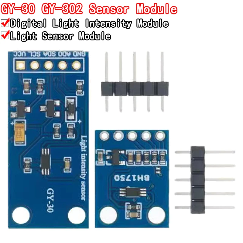 1PCS GY-30 GY-302 BH1750 BH1750FVI light intensity illumination module 3V-5V for Arduino