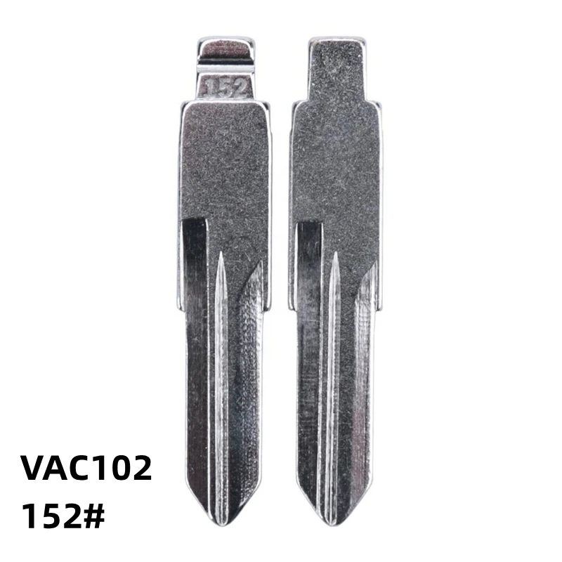 

OEM 5 шт. 152 # VAC102, металлическая заготовка, необработанная флип-модель, аналогичная модели Clio для Peugeot, для Keydiy KD Xhorse VVDI JMD