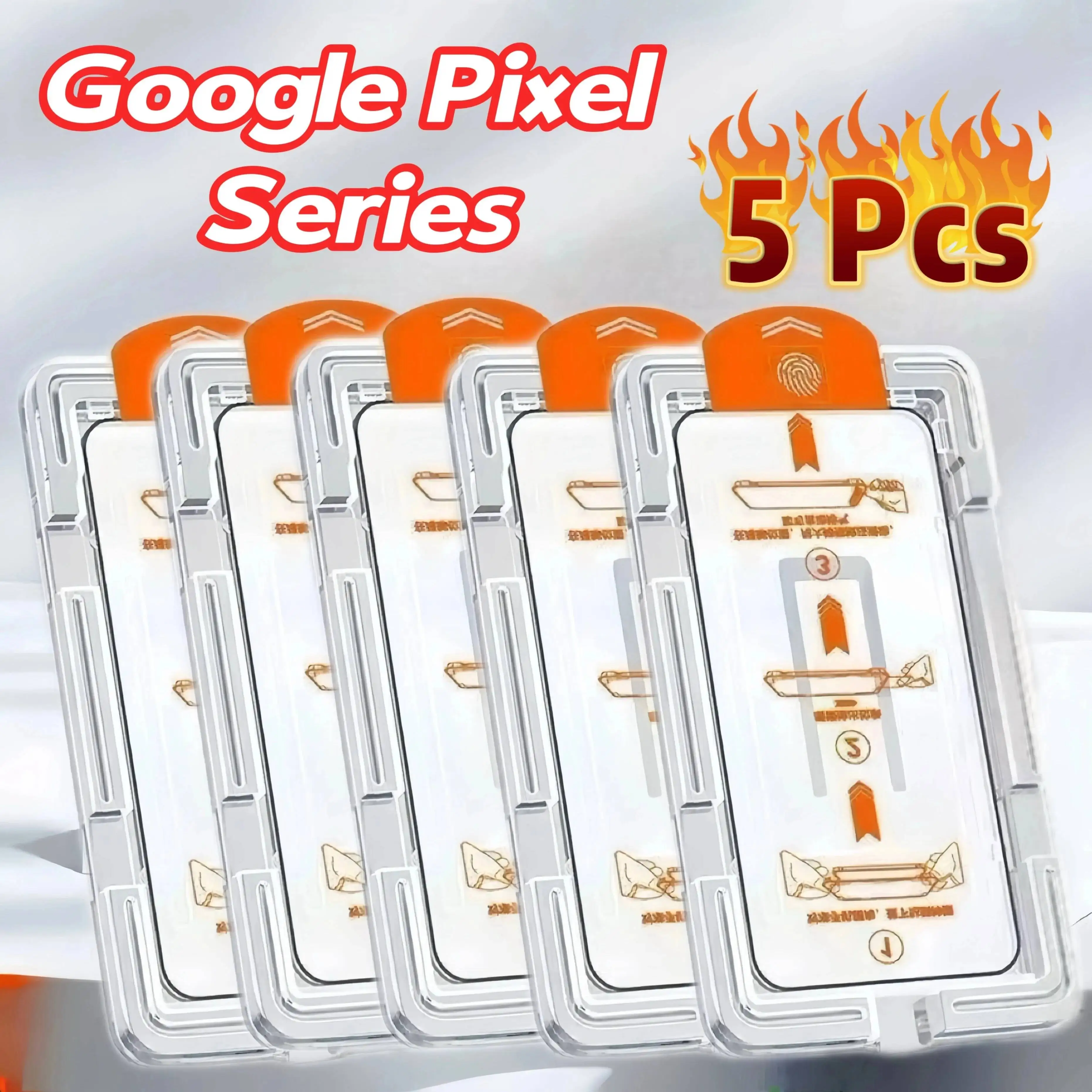 

1-5Pcs Dust Free Easy Installation Tempered For Google Pixel 9A 6A 7 7A 8 9 Pro 8Pro 8A 9Pro XL Screen Protector Glass
