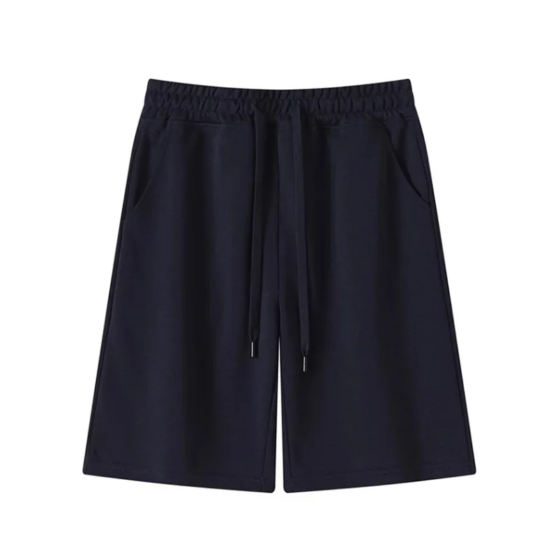 

Повседневные шорты мужские летние свободного покроя баскетбольные спортивные однотонные брюки пять четвертей модные и универсальные