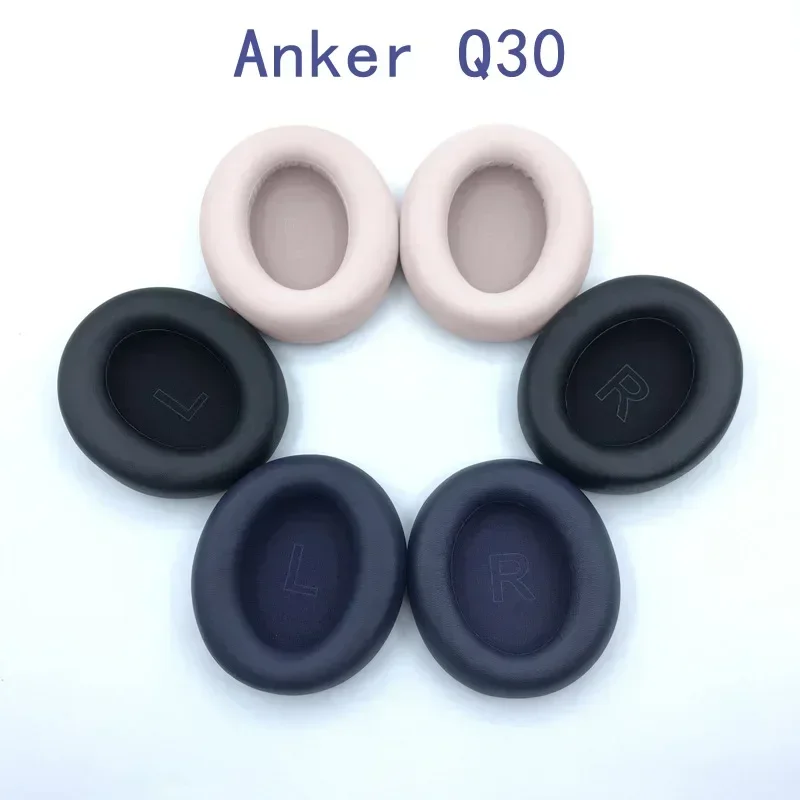 Replacement Ear Pads for Anker Anker Soundcore Life Q10 Q20 Q30 Q35 Protein Leather Soft Memory Foam Earphone Sleeve Earcups