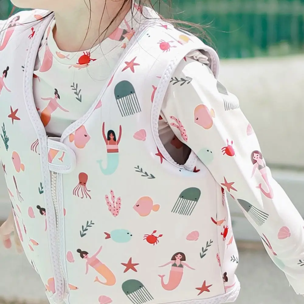 

Не падающий детский жилет плавучести, устойчивый к опрокидыванию, детские куртки для плавания, регулируемый жилет для плавания без надуваний с героями мультфильмов