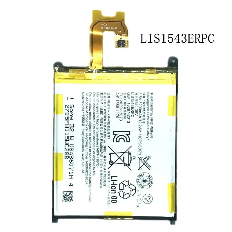 

New 3200mAh LIS1543ERPC Replacement Battery For Sony Xperia Z2 L50T D6502 D6503 L50 L50W L50U Bateria