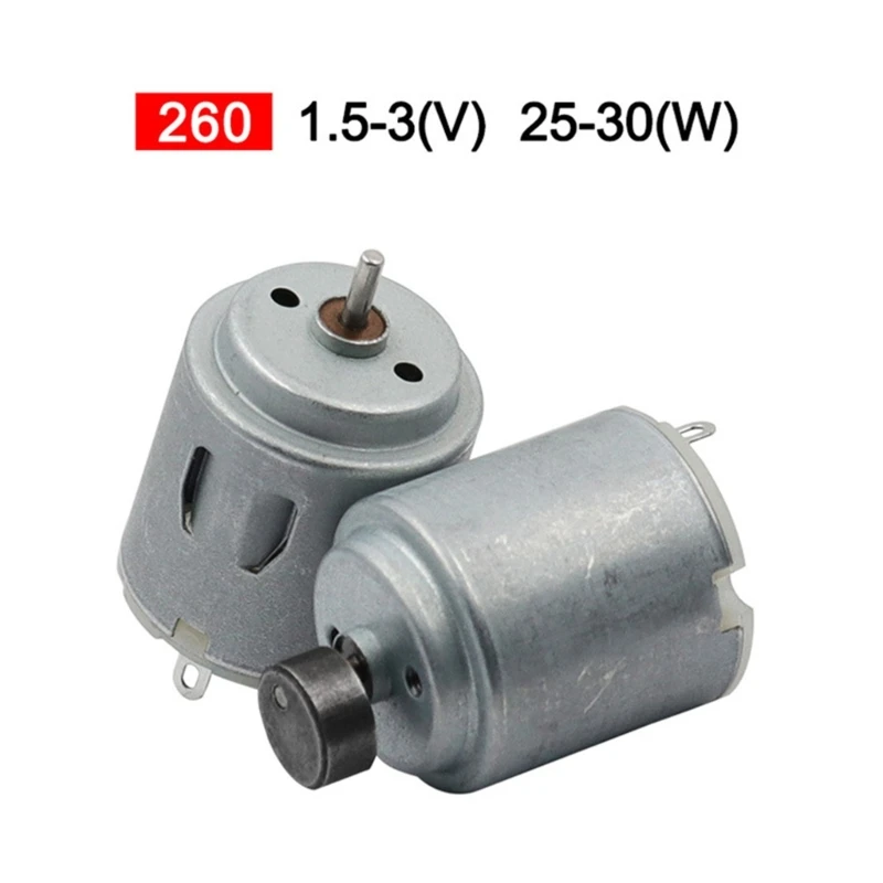 Micro moteur de voiture électrique 25-30W 260-3V, USB, petit ventilateur, bricolage, modèle exécutif, jouet, 1.5, 1 pièce