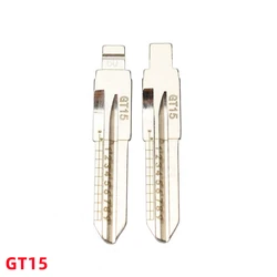 OEM 5Pcs NO.60 GT15 Engraved Line Key Blade Scale Shearing Teeth Uncut Key Blade For Fiat