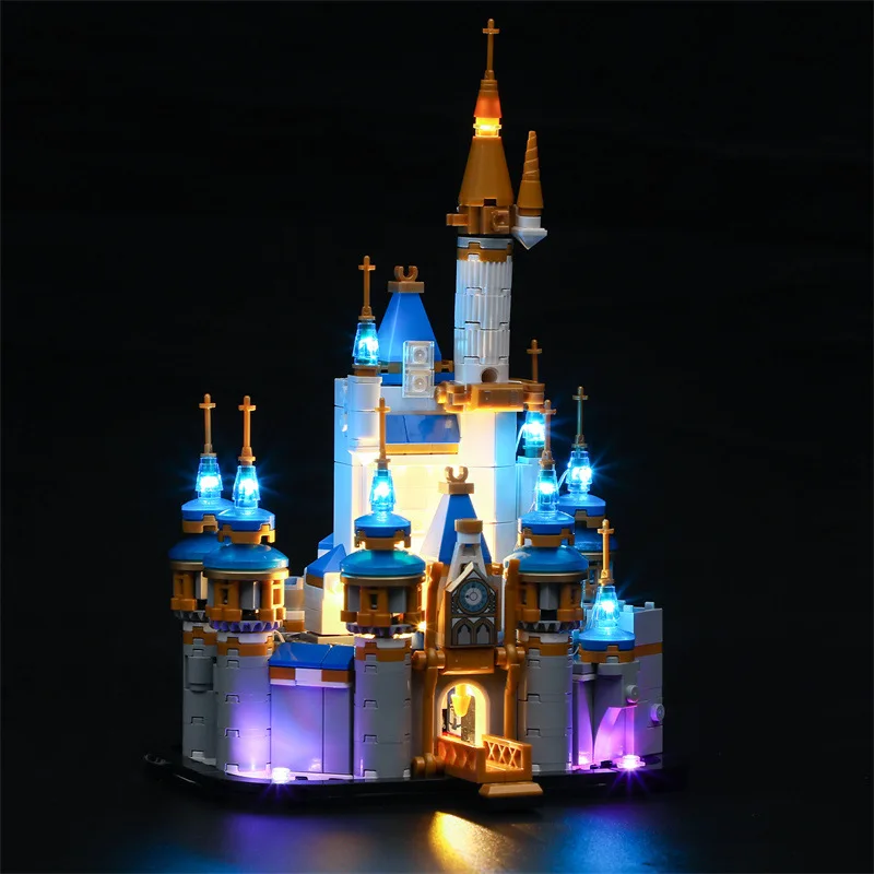 Kit luci LED fai-da-te per LEGO 40478 Mini 50th animexercement Castle Princess House (solo luce a LED, senza modello di blocchi)