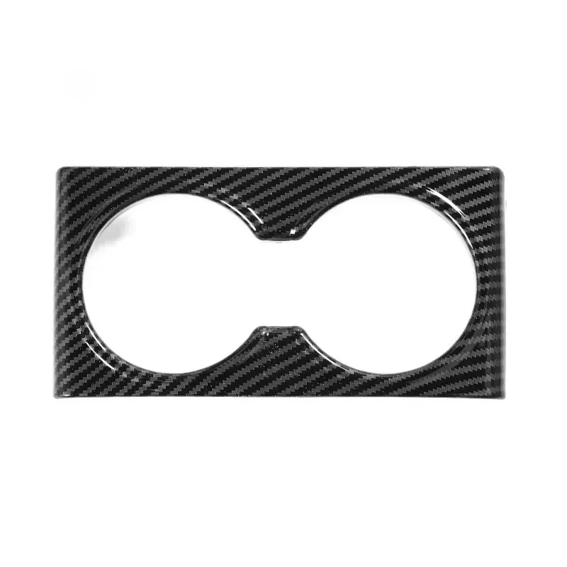 テスラ モデル3 ハイランド 2025年式 後部座席用カップホルダーカバーパネル、後列カップホルダー保護カバー装飾フレームアクセサリー