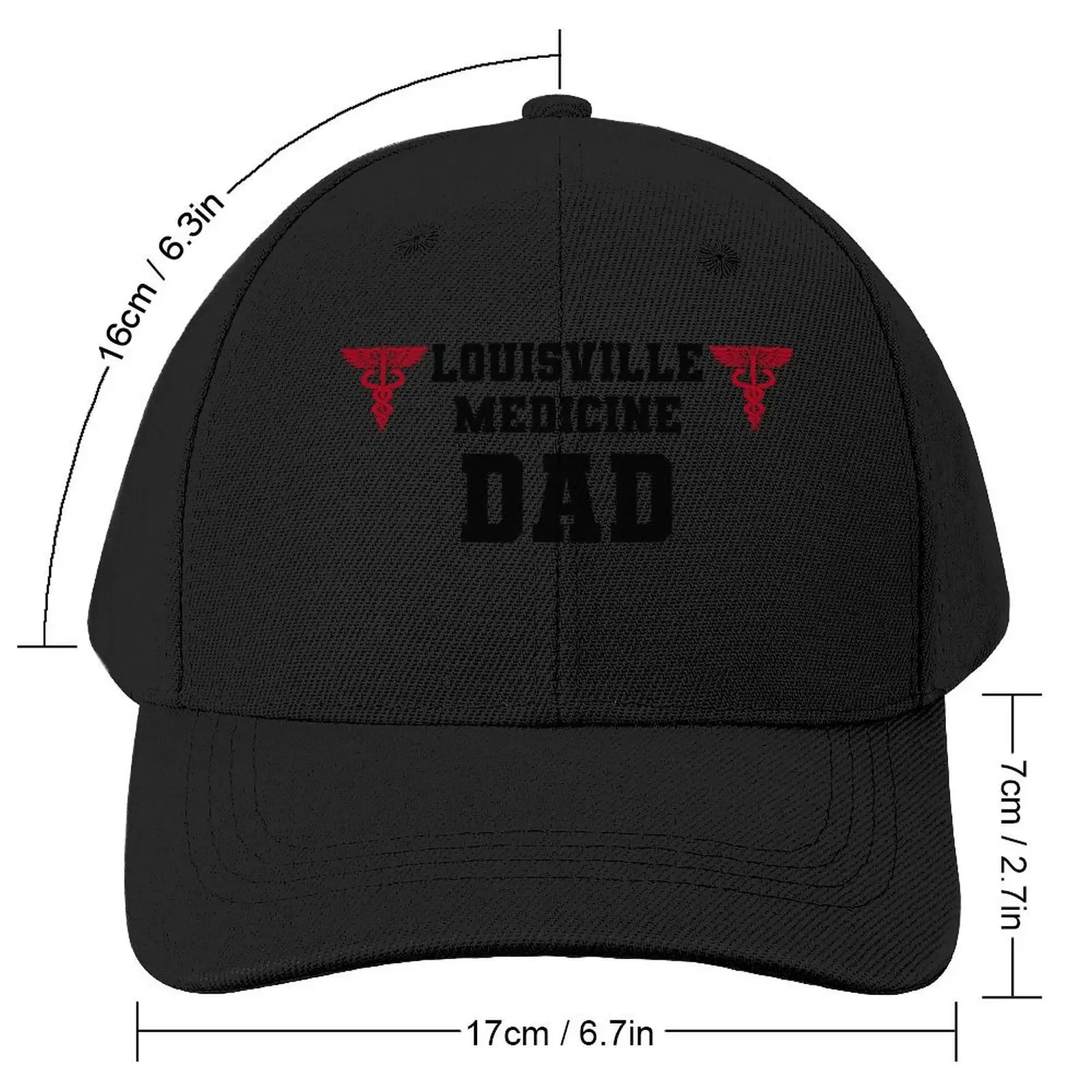 Louisville Medicine Dad Baseball Cap Custom Cap Sports Cap Luxury Uv Protection Solar Hat Luxury Woman Men's