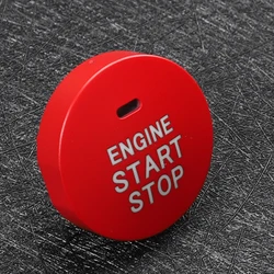 New Red Car Engine Start Stop Switch Cover Ignition Button For Subaru OUTBACK FORESTER BRZ Automobile Interior Accessories