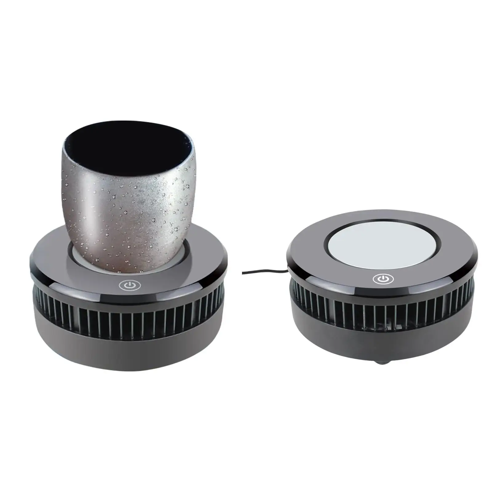 電気飲料カップ 電気カップベース デスクトップミニ冷蔵庫 ドリンクパーティー用