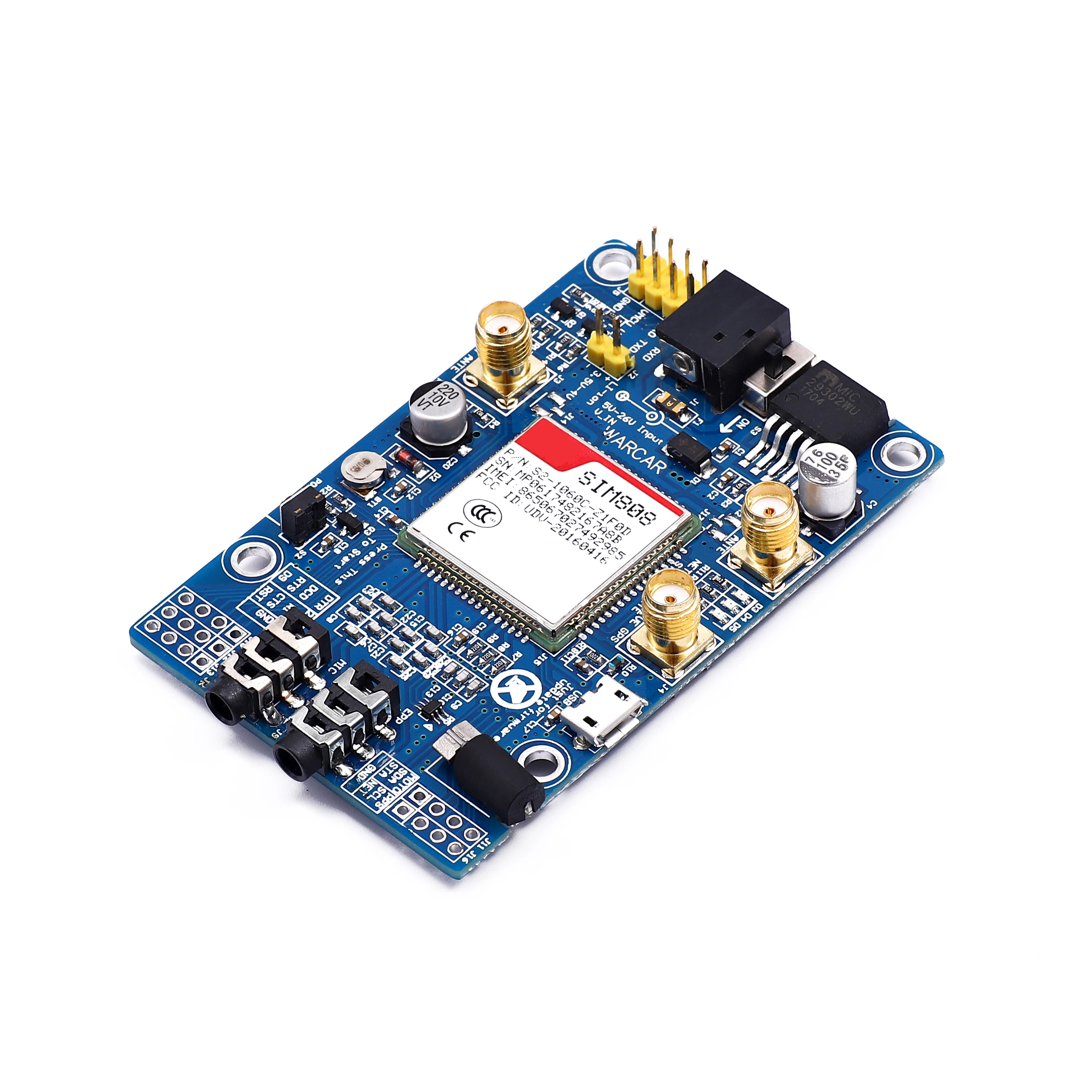 SIM808 module replaces 908 GSM GPRS GPS positioning SMS data to send STM32.51 program