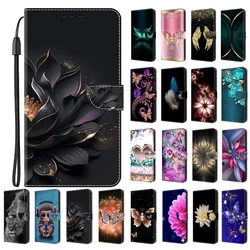 A14 A24 Phone Case For Samsung Galaxy A24 A14 4G A34 A54 5G A145F Leather Cases Magnetic Flip Stand Cute Wallet Cover