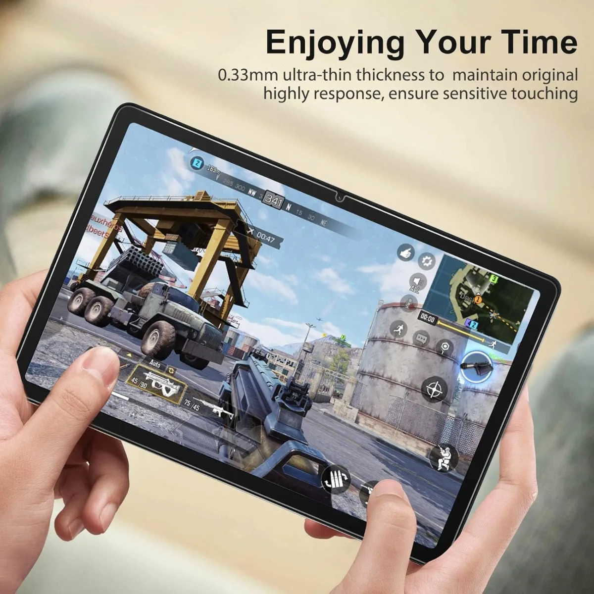 2 упаковки защитных пленки для экрана Samsung Galaxy Tab A9 Plus 11 дюймов 2023, чехол Glass HD Прозрачная пленка для Samsung Tablet A9+ X210/X216