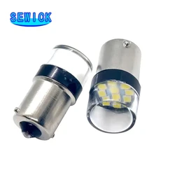 100PCS 1156 BA15S P21W 1157 BA15D 10SMD Super Bright Turn Signal LED Auto Turn Signal Reverse Lamp Tail Brake Bulb Daytime 12V