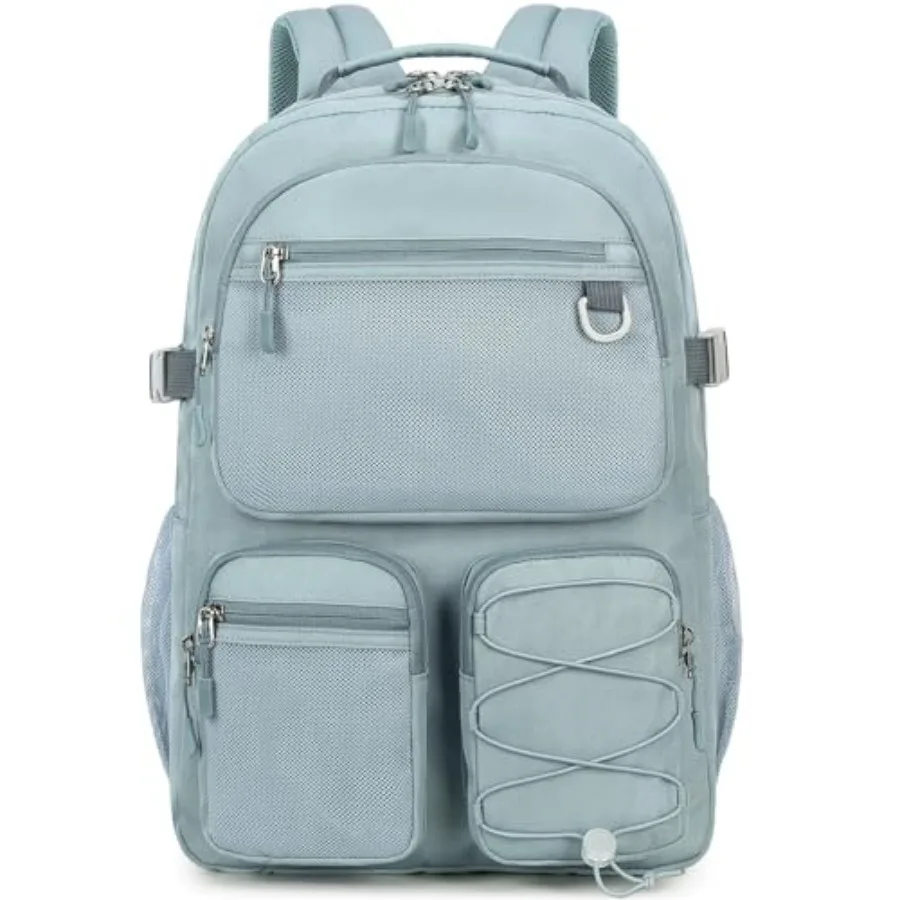 

Water Resistant Backpack with Mulitiple Pockets for School Travel Outdoor College, 15.6 inch Laptop Daypack for Men and Women