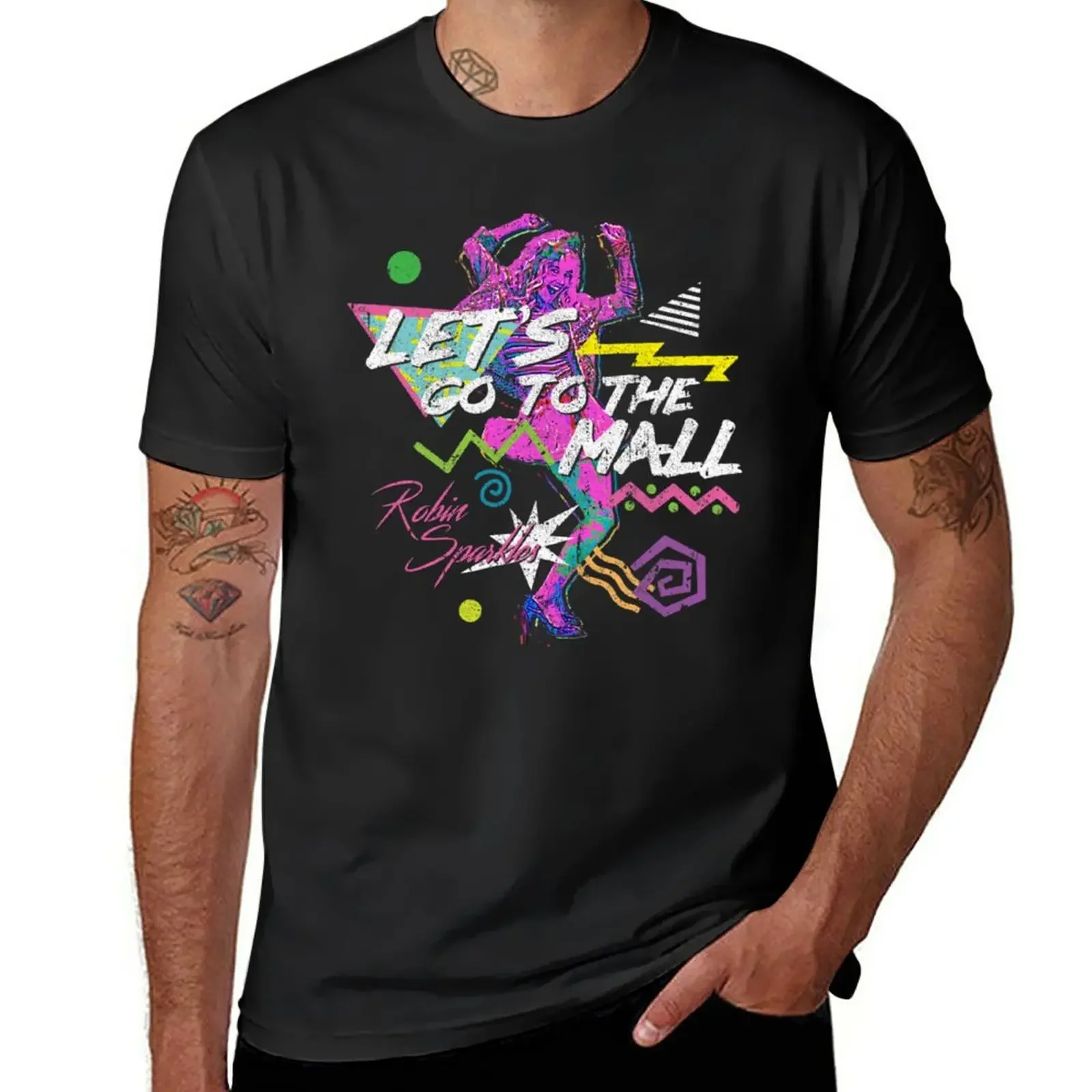 Let_s Go To The Mall - Robin Sparkles (Variant) T-Shirt hippie clothes oversized sports fans heavyweight t shirts for men