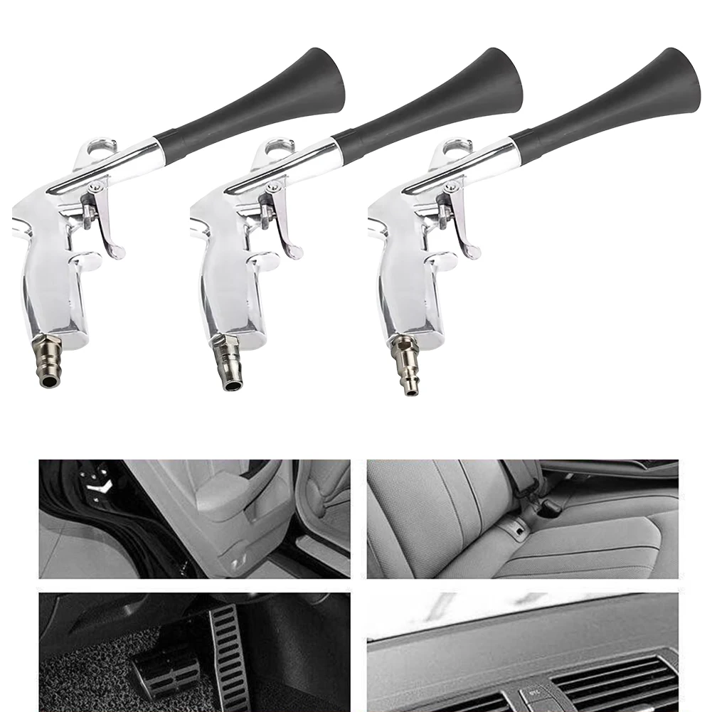 Pembersih Interior Mobil Perangkat Pembersih Kering Peralatan Detail Mobil Sikat Pembersih Bahan Paduan Aluminium Untuk Mobil