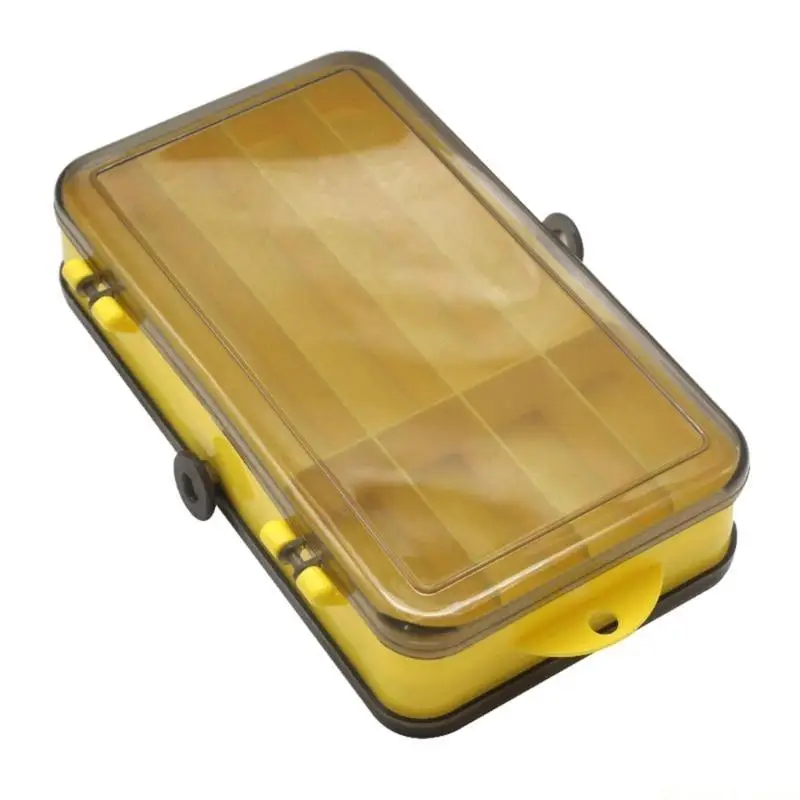 31BE Double Sided Fishing Tackle Box 13 Compartments Lure Hook Fishing Baits Box