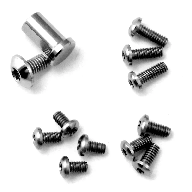 Titanium Alloy Spindle Back Clamp Screws Set for Benchmade 555-556-557, Mini Gripper Folding Tool