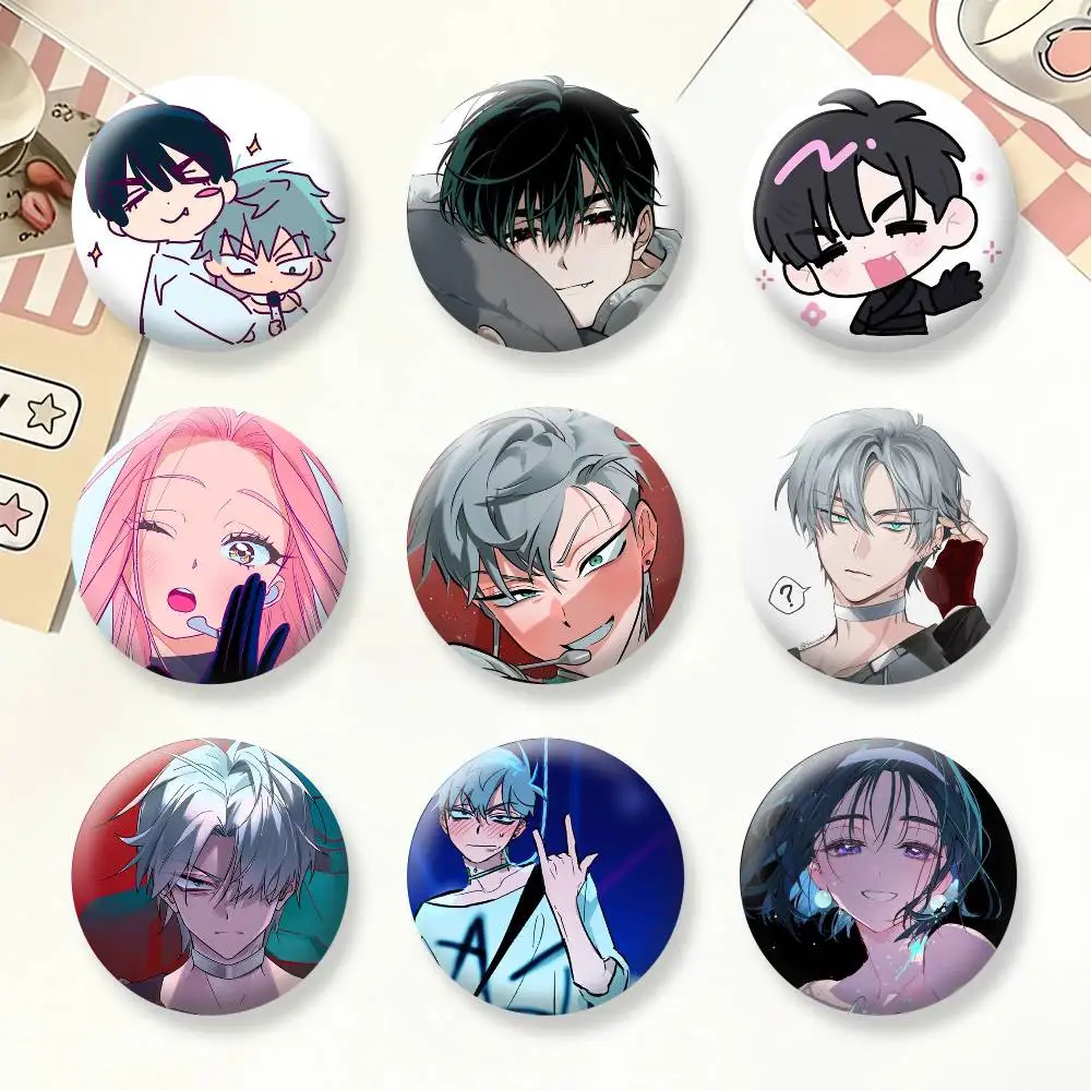 

Alien Stage 4NAKT Ivan Till Sua Mizi Badges Creative Tinplate Button PinsBrooch Badge Clothes Backpack