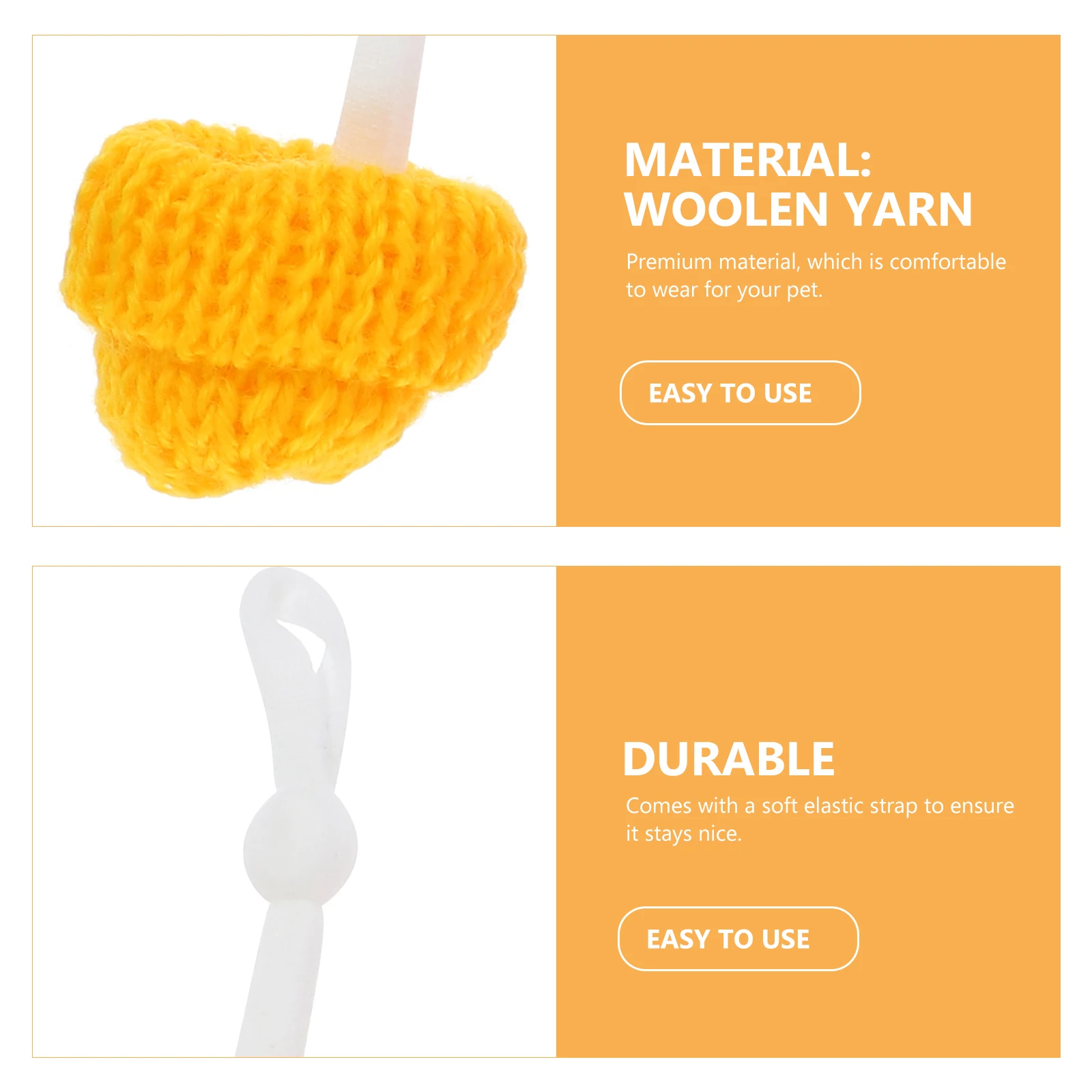 8 stuks Mini Crawl Pet Hat Lichtgewicht Verstelbaar Elastisch Ontwerp Reptiel Hoeden Decoratieve Accessoires Snake Lizard Festivals