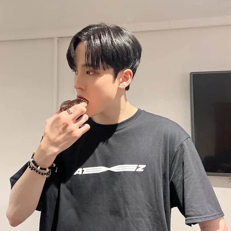 2023 New ATEEZ THE FELLOWSHIP T-shirt Men/Women Summer Fashion Kpop T-shirts ATEEZ Merch Tees Tops