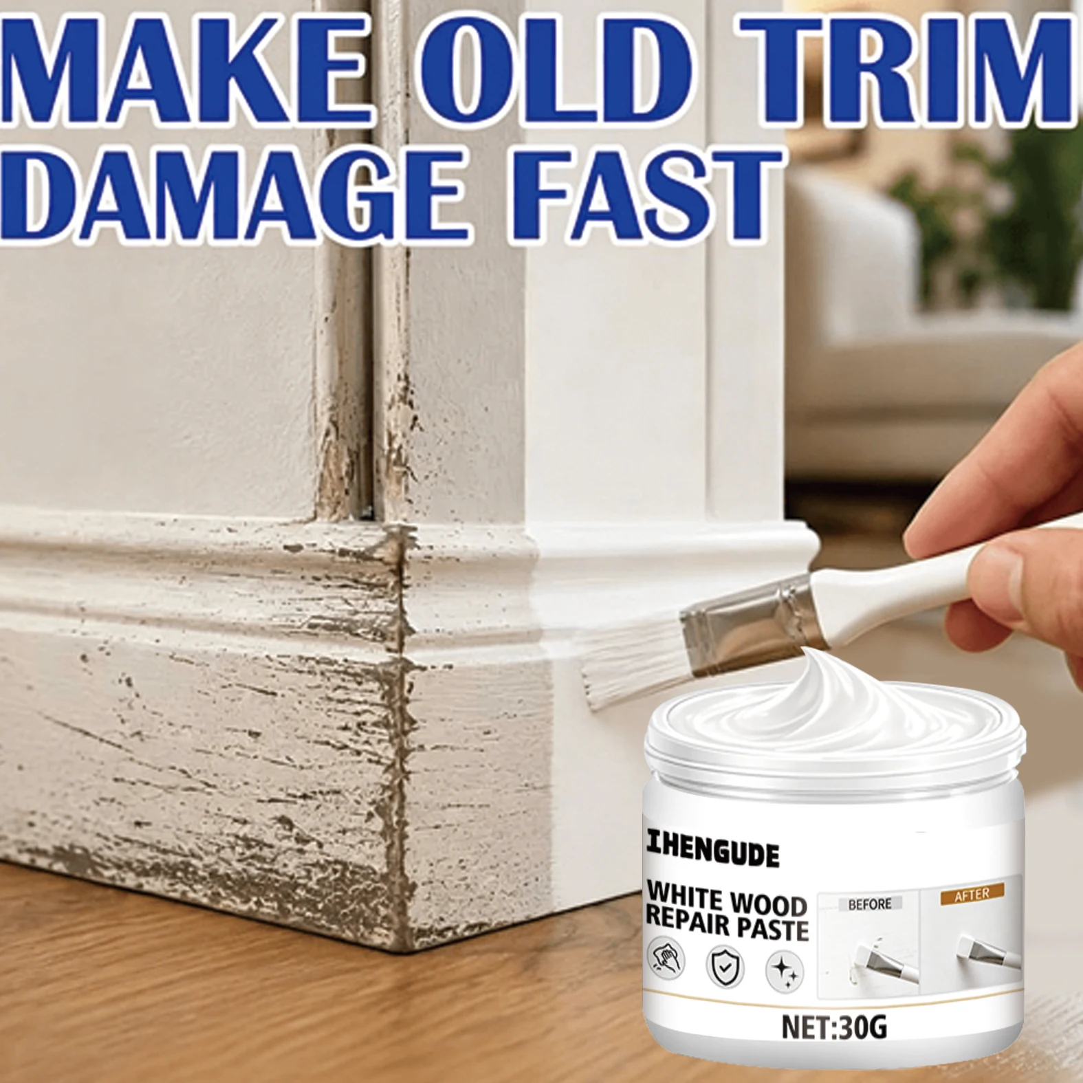 Pâte de réparation pour plinth - Baseboard Molding Trim avis et prix