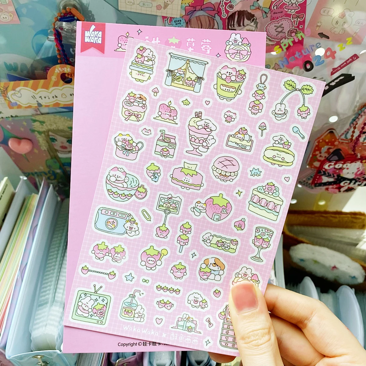 1Pc Korean Deco Sticker Cute Scrapbooking materials stationery sticker For Diy Arts Crafts Album Phone Journal Planner