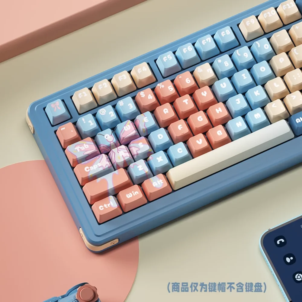 

CHERRY Nopak Butterfly PBT Keycaps Small DIY Customised Thermosublimation Adaptable 61/78/87/98/104/108 Mechanical Keyboards