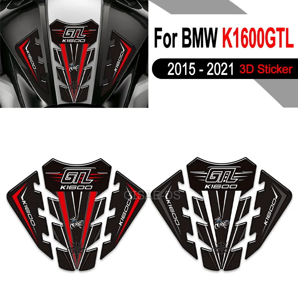 

K1600GTL Motorcycle Fuel Oil Tank Grips Pad Side Knee Protector Stickers For BMW K1600 K 1600 GTL 2015 - 2018 2019 2020 2021 ﻿