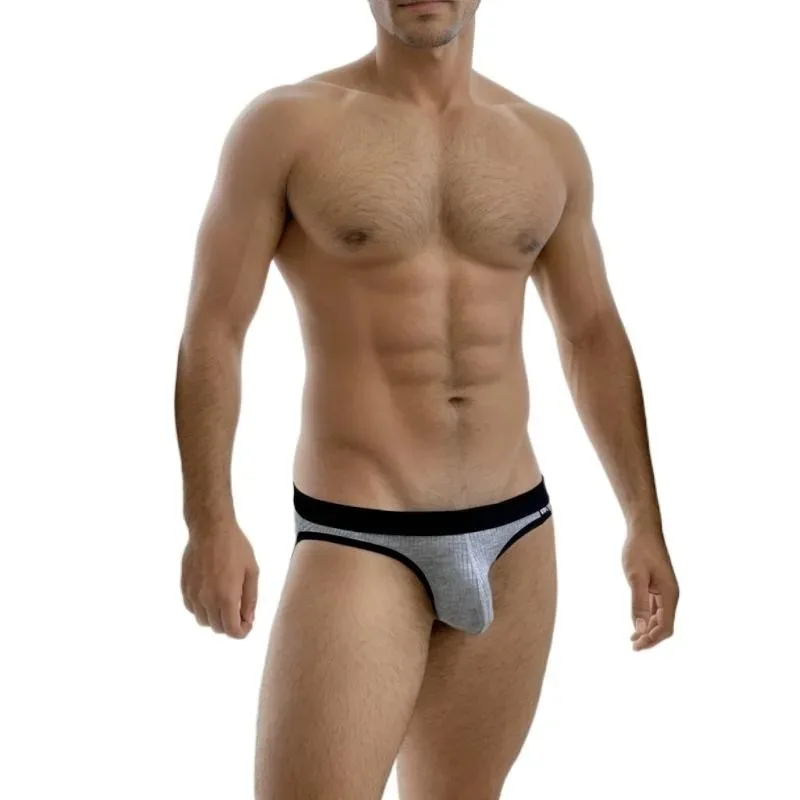 Underwear Mens Briefs U-Convex Pouch Breathable Moisture-Wicking Low Waist Sexy Underwear