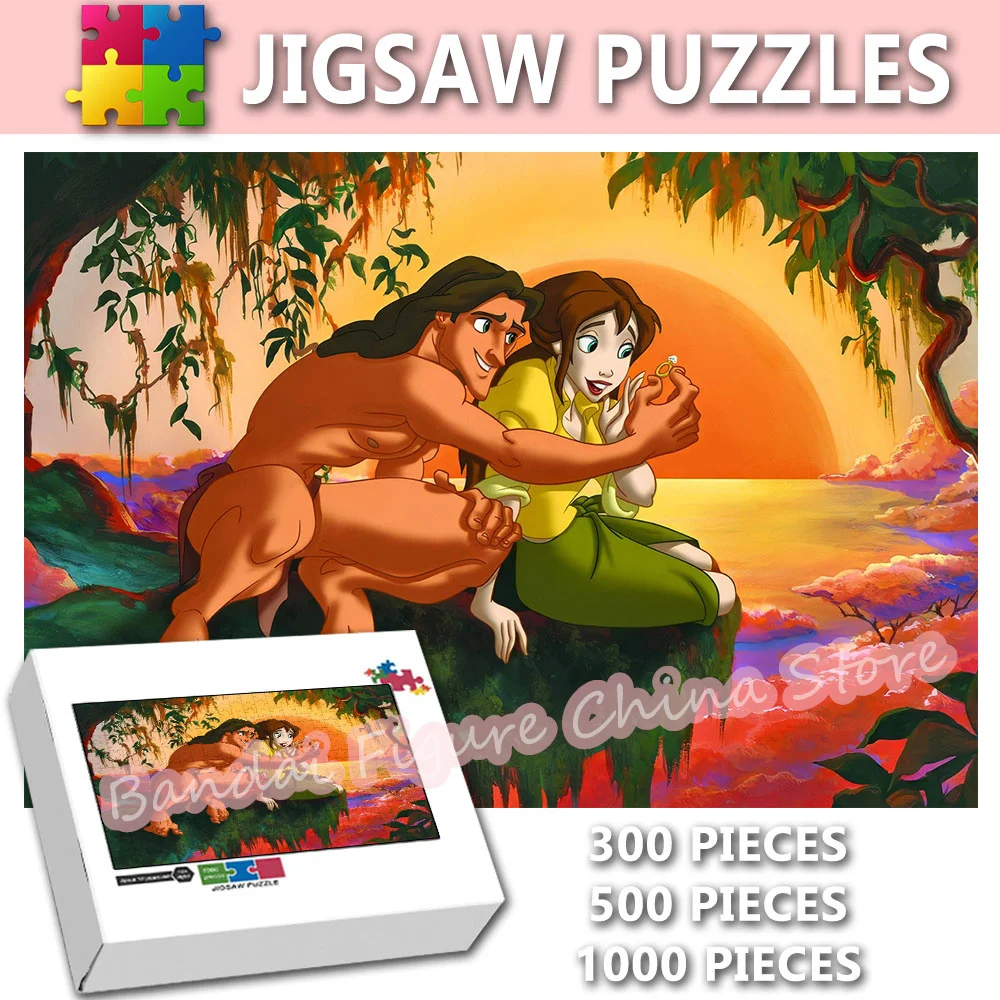 Die Legende von Tarzan Cartoon Print Puzzle/Stück Dinsey Anime Puzzle Stress abbau Spielzeug Kinder Spiel Geschenke