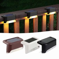 1/4/8/pcs Solar Deck Lights Outdoor Waterproof LED Fence Lights Garden Decor Solar Lamp for Stairs Railing Yard Patio Pathway