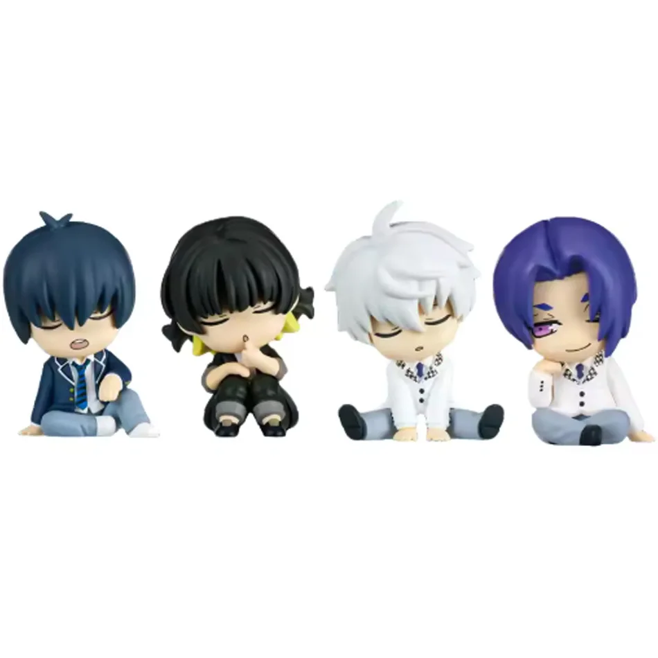 Blue Lock Figuren Bachira Meguru Figur Nagi Seishiro Isagi Yoichi Mikage Reo Anime Figur Q-Version Modelle PVC Statue Puppe Geschenk