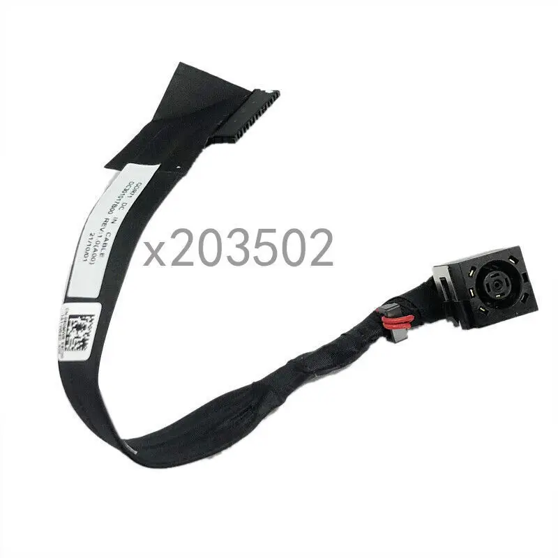 For Dell Alienware M17 R3 M17 R4 GDQ71 AC DC in Power Jack Charging Port Cable