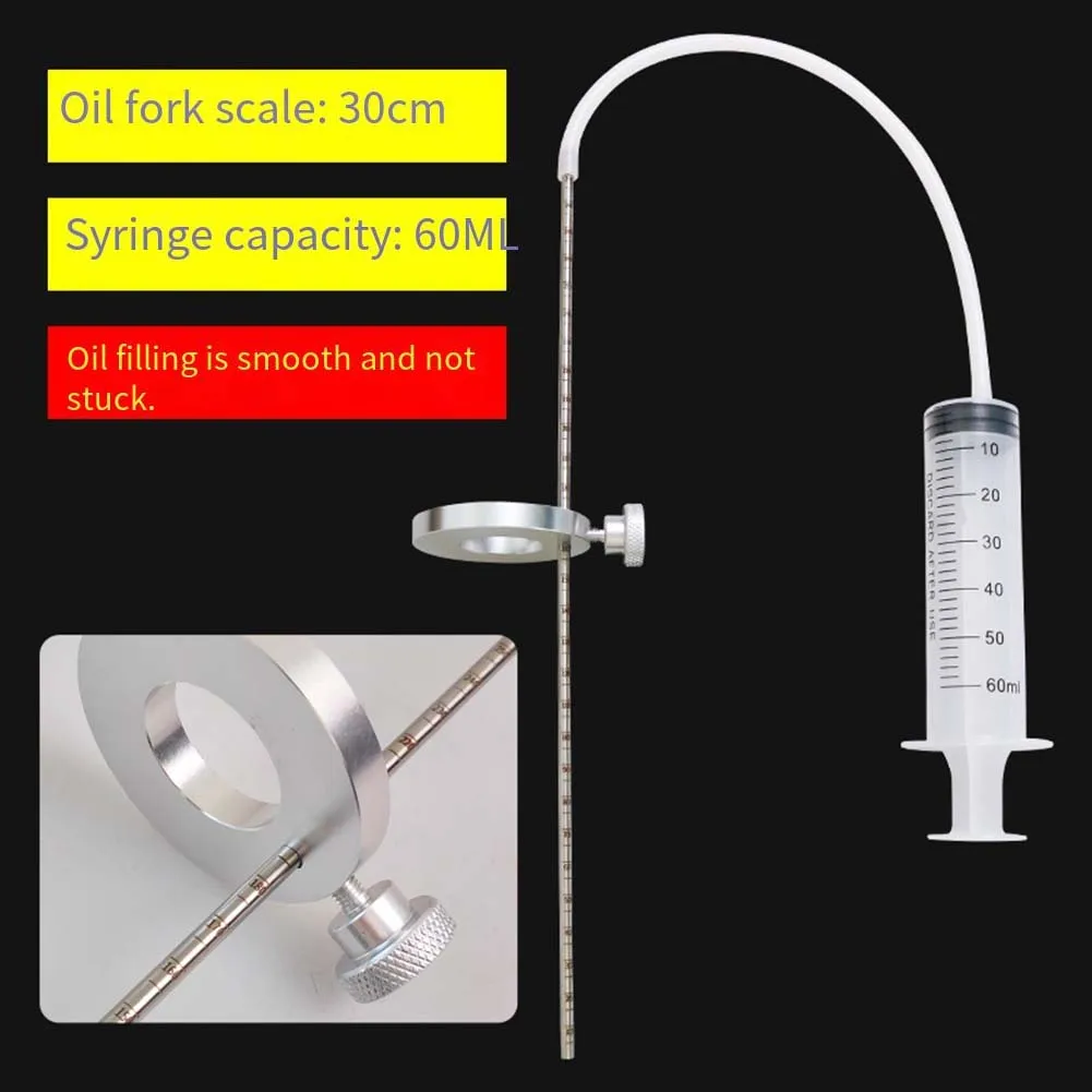 دراجة نارية صيانة دراجة نارية شوكة أداة قابل للتعديل قياس مستوى الزيت أداة المحرك 0.5 سنتيمتر زيادة بمناسبة #3