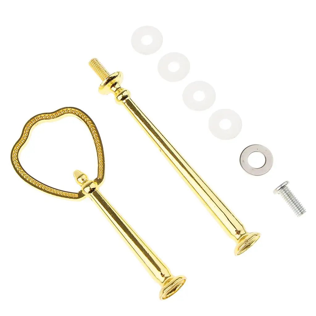 Vintage Alloy Cake Stand Fitting Rod for Tiered Cake and Pastry Server Display for Wedding Party Use