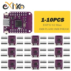 1-10pcs ESP32 S2 Mini V1.0.0 - LOLIN WIFI IOT Board based ESP32-S2FN4R2 ESP32-S2 4MB FLASH 2MB PSRAM MicroPython For Arduino