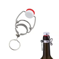 6/12/18PCS Swing Cap Flip Top Stopper Home Brewing Wine Beer Bottle Stopper Clamp Replacement Swing Top Homebrew Wine Stoppers