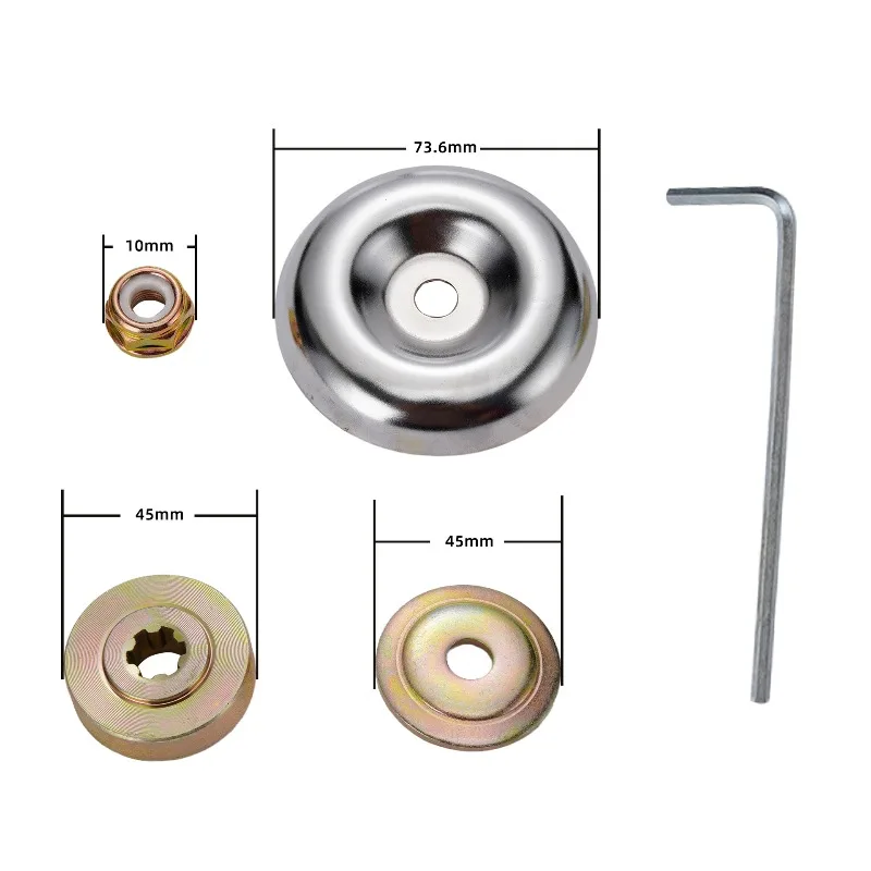 Grass Trimmer Head Adapter Attachment Nut Fixing Kit Trimmer Head Lawnmower Blade for Trimmer Brush Cutter Garden Tool