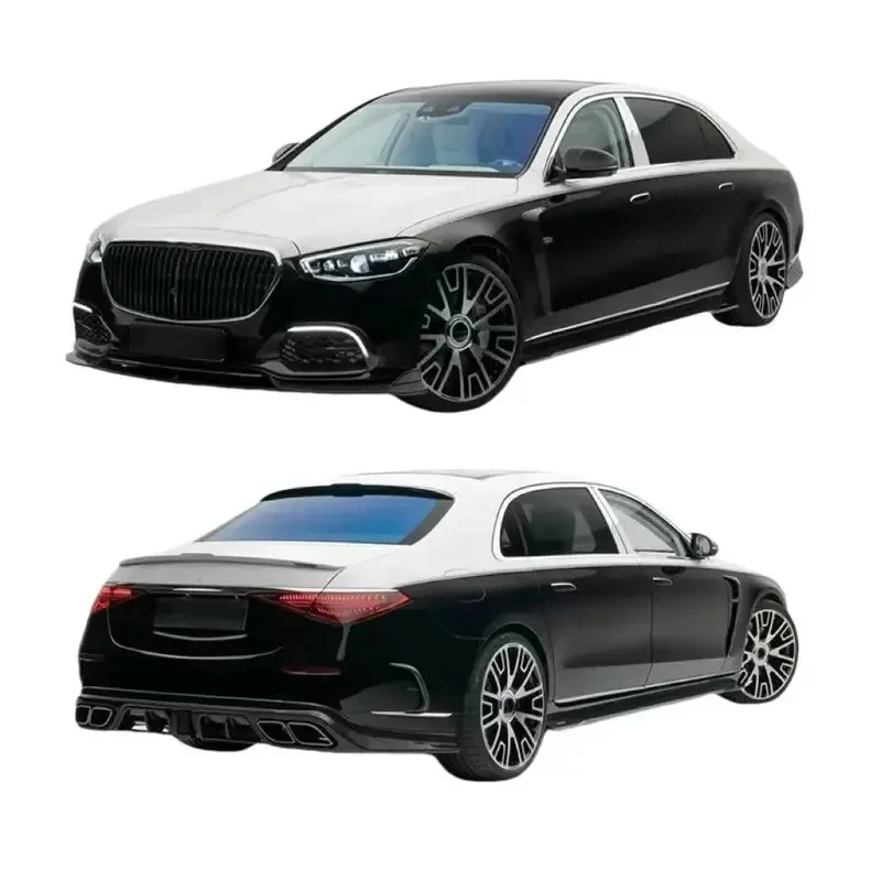 MsY Style Dry Carbon Fiber Body Kit for s-ssS Class s W223 New Condition Front Lip Skirt Rear DiffuserSpoiler