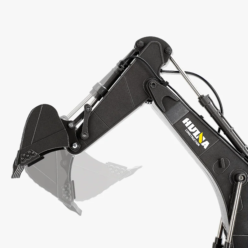 

HUINA игрушка 1/14592, радиоуправляемый гусеничный экскаватор, модель автомобиля, подарок, 2,4G, радио, свет, звук, реалистичный опыт строительства для детей